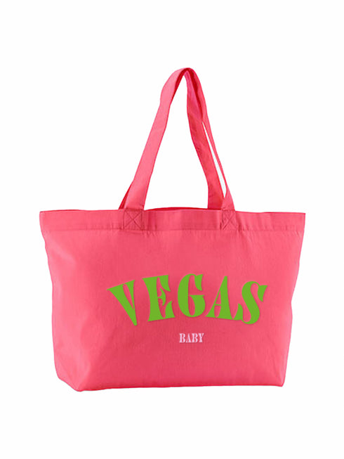 Canvas Shopping Bag Vegas Green